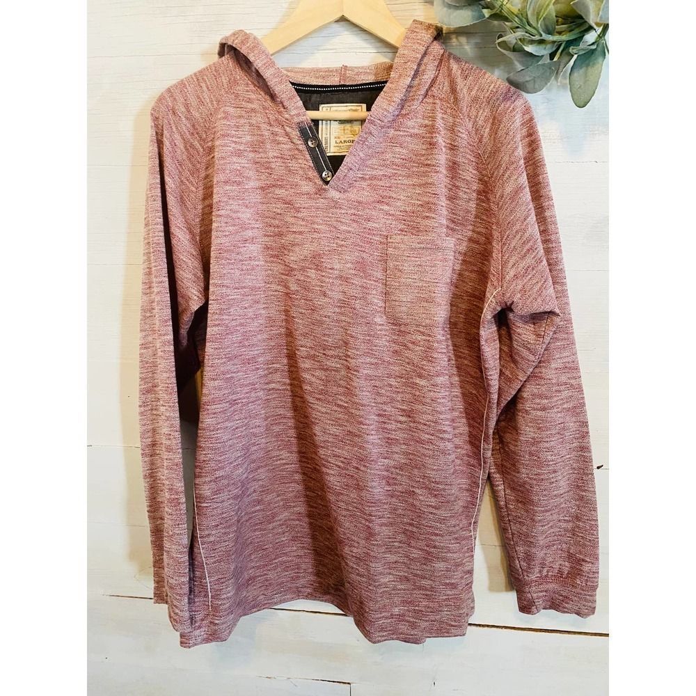 Colours by Alexander Julian Sz LG Hoodie Burgundy